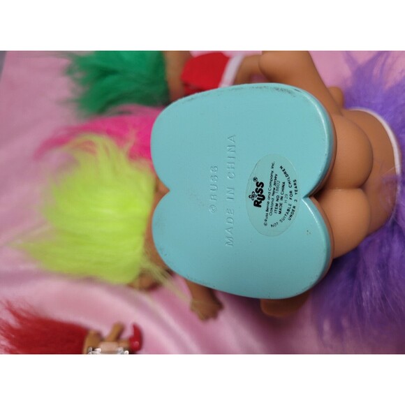 Lot Of 6 Troll Dolls - Picture 10 of 11
